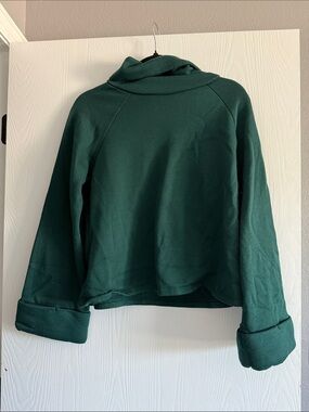Vici Dark Green Cowl Neck Sweater
